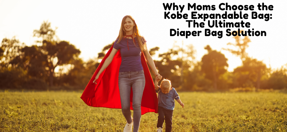 Diaper bag for family on the go.  Family Picnic. Family outing