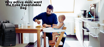 Why do so many active dads use the Kobe Expandable Bag