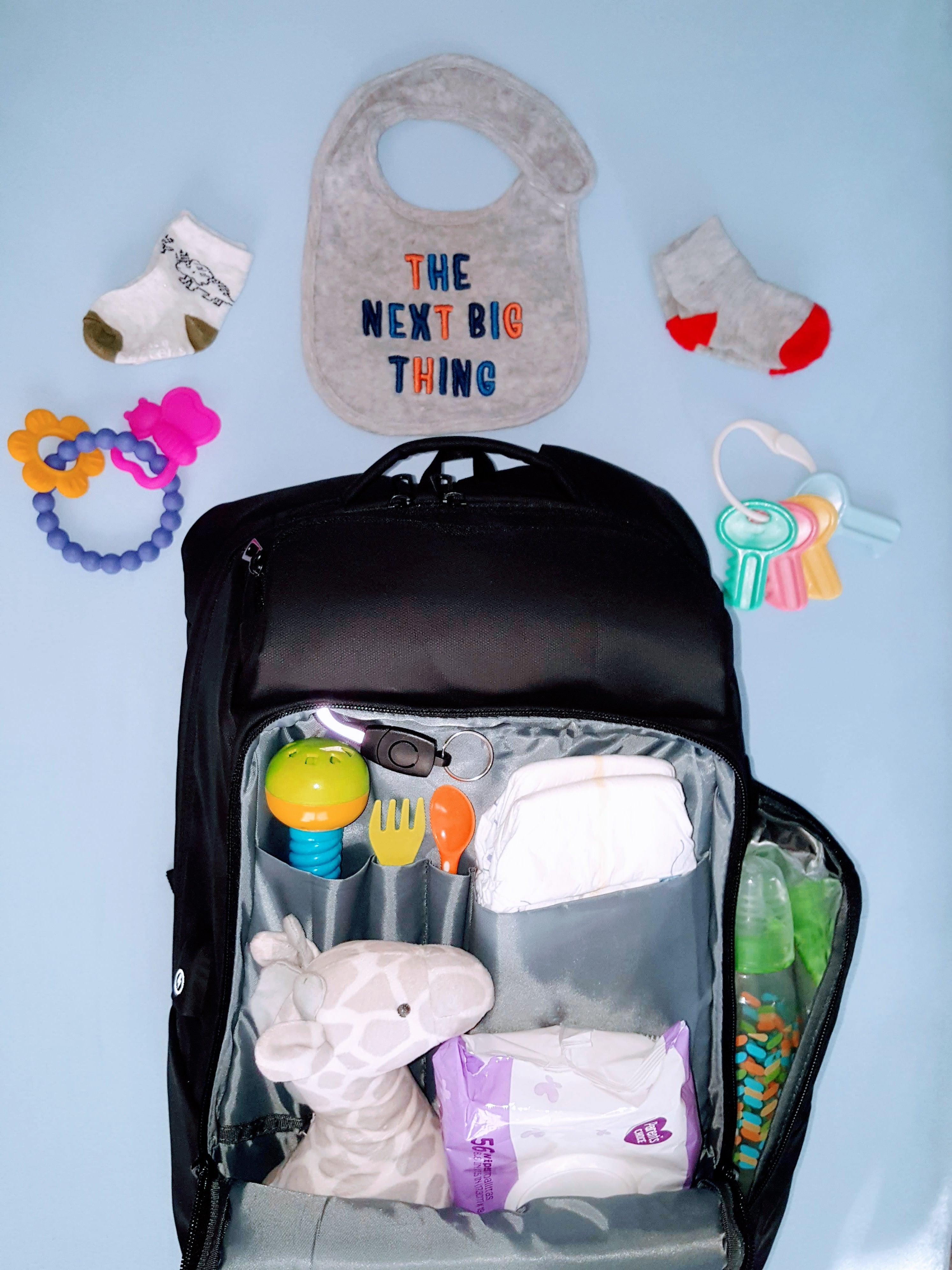 Jett Bag - Backpack Diaper Bag - best diaper bag - laptop bag - charging port - travel bag - work bag | Bags for Dads | WSEL bags