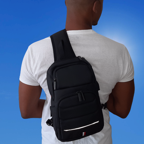 Mens Sling Bag - Kobe Expandable Bag & Kobe Mini | Daddy Bags , Kobe Bag, multifunctional, laptop bag, diaper bag, active dad, bag for fathers, bag for men, unisex diaper bag, insulated bottle pockets,