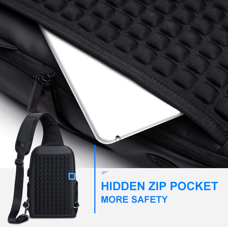 Shoulder bag - Sling Bag - Kobe Mini Sling Bag - Charging port | WSEL Bags