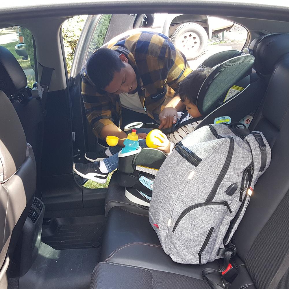 Jaden Bag - Backpack Diaper Bag - best diaper bag - laptop bag - charging port - travel bag - work bag | Bags for Dads | WSEL bags