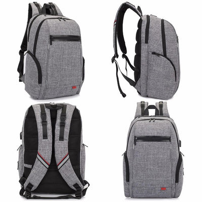 Jaden Bag - Backpack Diaper Bag - best diaper bag - laptop bag - charging port - travel bag - work bag | Bags for Dads | WSEL bags