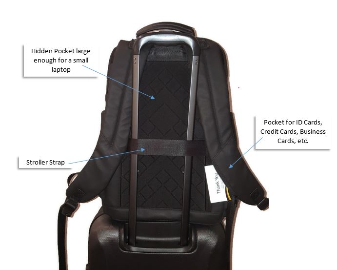 Kobe Bag - laptop bag - charging port - travel bag - work bag | WSEL Bags- Expandable Bag Backpack - Kobe Bag | WSEL Bags
