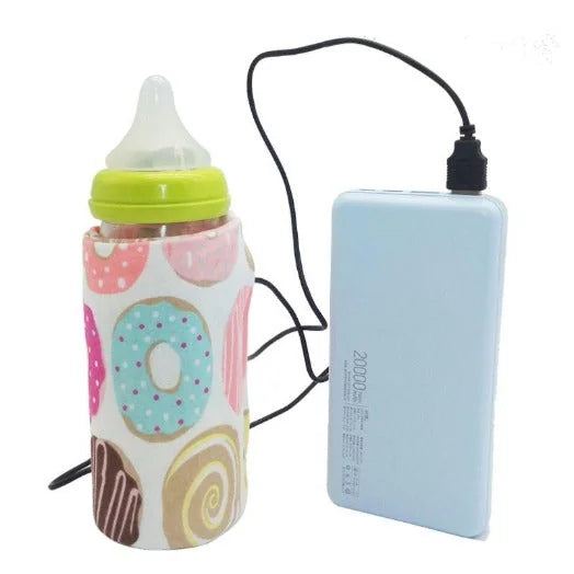 Travel bottle warmer